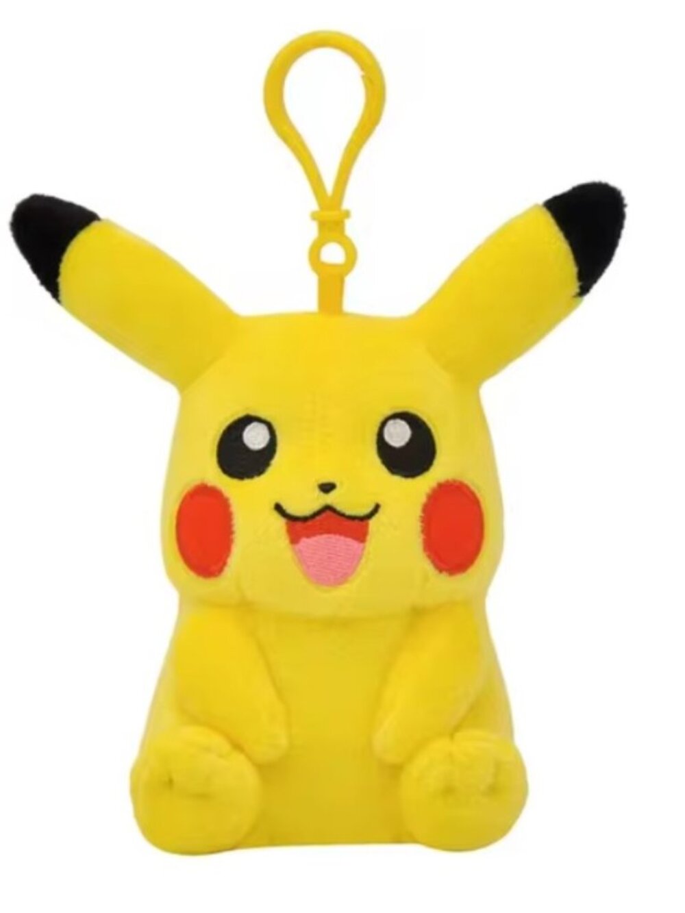Pikachu Pokémon Plush Keychain 5” Clip Bag Charm Cute